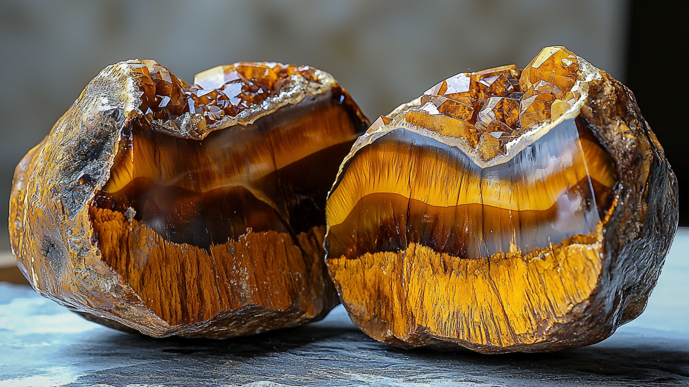 Tiger's Eye Stone Geodes: The Golden-Hued Stone of Strength and Protection