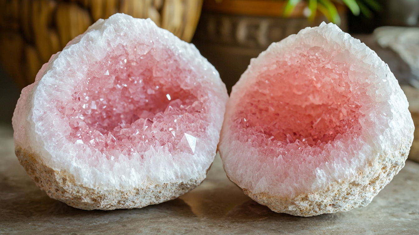 Rose Quartz Geodes: The Gentle Crystal of Love and Healing