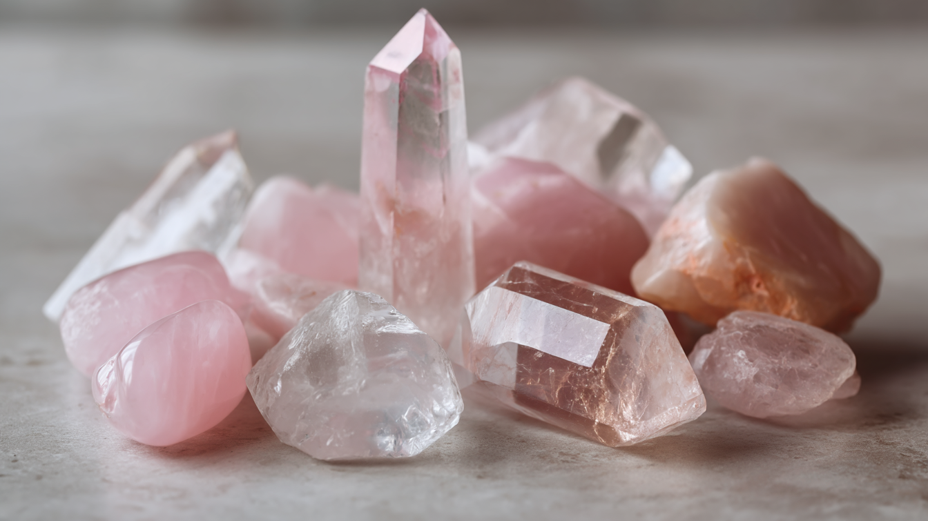 Clear Quartz vs Rose Quartz: Light and Love in Crystal Form