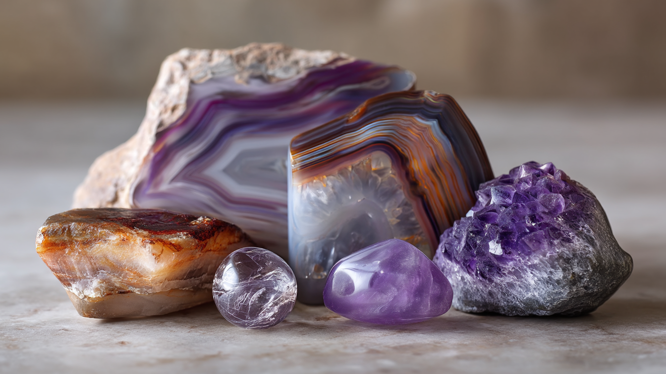 Agate vs Amethyst: Exploring the Energy, Beauty, and Healing Power of Two Beloved Crystals