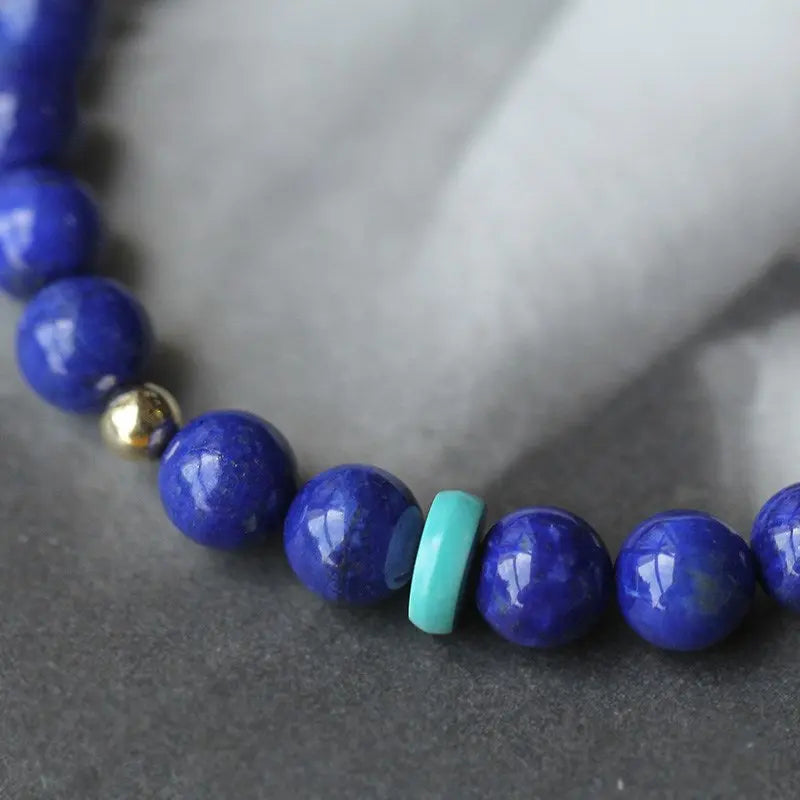 GOLD BEAD CELESTITE BALANCE ENERGY BRACELET_2