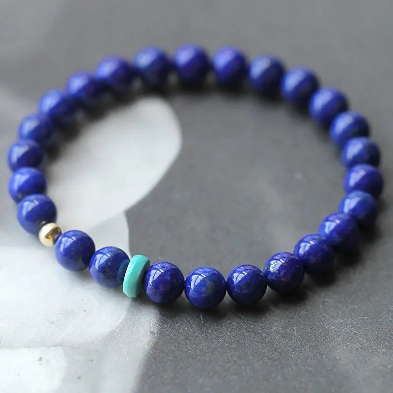 GOLD BEAD CELESTITE BALANCE ENERGY BRACELET_1