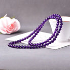 VIGORFULL TRIPLE-STRAND AMETHYST POWER ENERGY BRACELET_3