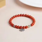 COLLECTIBLE ARTWORKS SOUTHERN RED AGATE ENERGY BRACELET_1