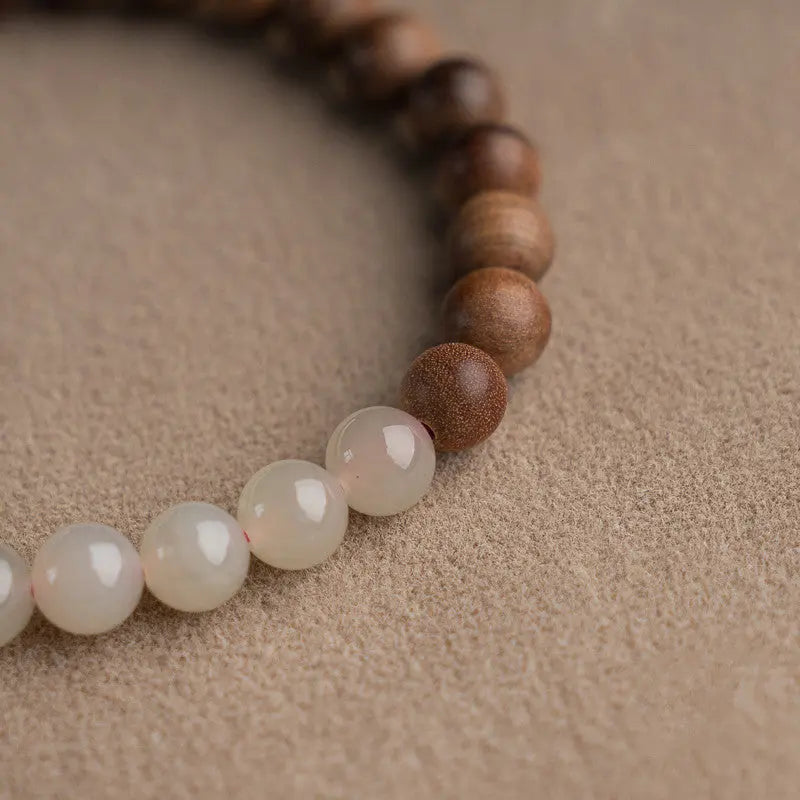 PEACE & HEALTH HETIAN JADE OLD SANDAL WOOD ENERGY BRACELET_4