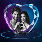3D PHOTO ENGRAVING CUSTOMIZED CRYSTAL HEART-2