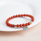COLLECTIBLE ARTWORKS SOUTHERN RED AGATE ENERGY BRACELET_5