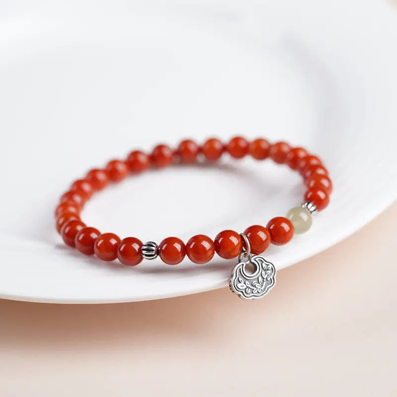 COLLECTIBLE ARTWORKS SOUTHERN RED AGATE ENERGY BRACELET_5