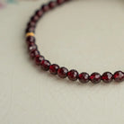 GIVE ENERGY WINE COLOUR GARNET BEESWAX ENERGY BRACELET_5
