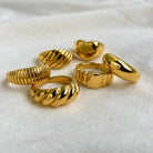 Croissant Titanium Steel Ring_4
