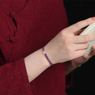 RELEASE STRESS URUGUAYAN AMETHYST MOONSTONE ENERGY BRACELET_5