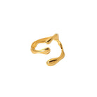 TEXTURED GEOMETRIC TITANIUM STEEL RING_5