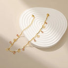 PINK ZIRCON BRINGS LOVE ANKLET-3