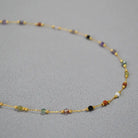 COLORFUL NATURAL STONE HEALING LOVELORN NECKLACE_2