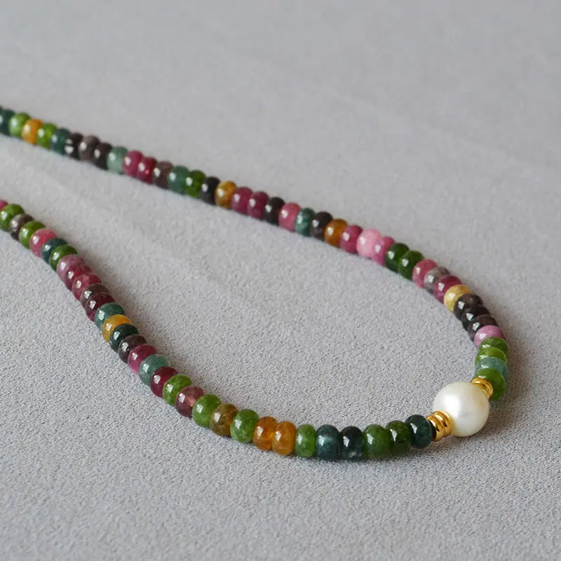 COLORED NATURAL STONE CAREER PROGRESS NECKLACE_2