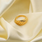 Croissant Titanium Steel Ring_2