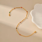 COLOR ZIRCON LIFE FORCE ANKLET-3