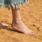 COLORFUL NATURAL STONE EMOTIONAL HEALING ANKLET-5