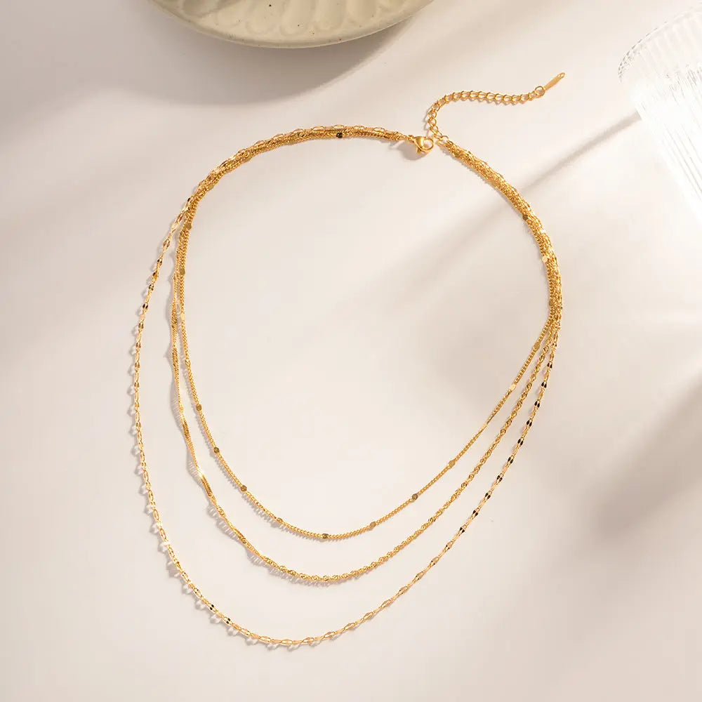 Unrestrained Titanium Titanium Steel Necklace_1