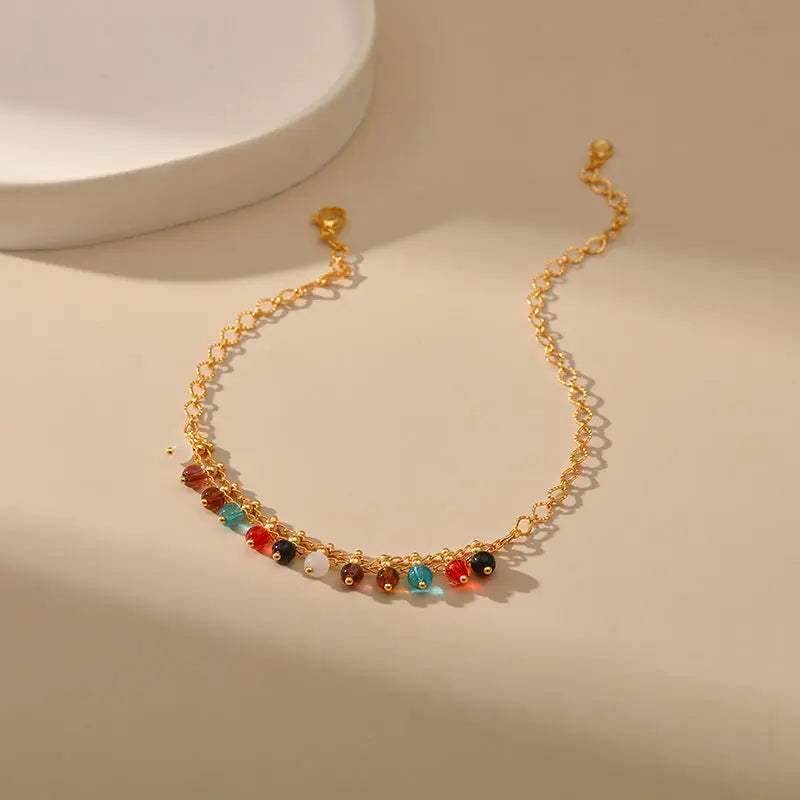 COLORED CRYSTAL CALMING EMOTIONAL ANKLET-2