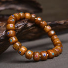 CAMEL BONE WITH TURQUOISE BRACELETS_2