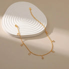 WHITE ZIRCON FOR GOOD INTUITION ANKLET-3