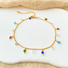 COLORED CRYSTAL CALMING EMOTIONAL ANKLET-1