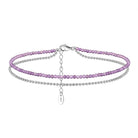 PURPLE SPINEL INSPIRES CREATIVITY ANKLET-3