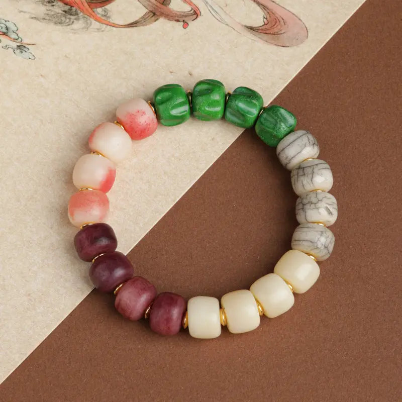 TIBETAN YAK BONE GRASS SEED BRACELETS_2