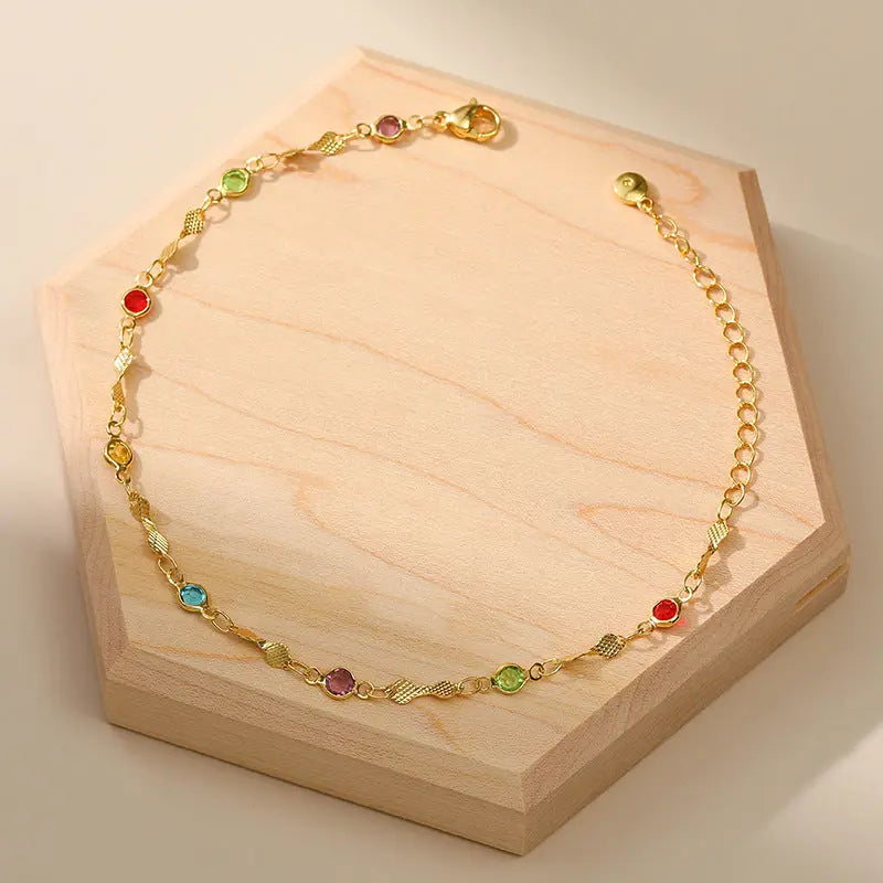 ZIRCON CLEAR MIND ANKLET-3