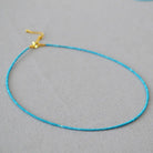 SIMPLE ELEGANT TURQUOISE SHORT NECKLACE_3