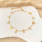 ZIRCON LOYALTY LOVE ANKLET-2