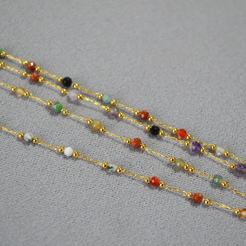 COLORFUL NATURAL STONE HEALING LOVELORN NECKLACE_4