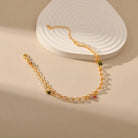 COLORFUL NATURAL STONE EMOTIONAL HEALING ANKLET-3