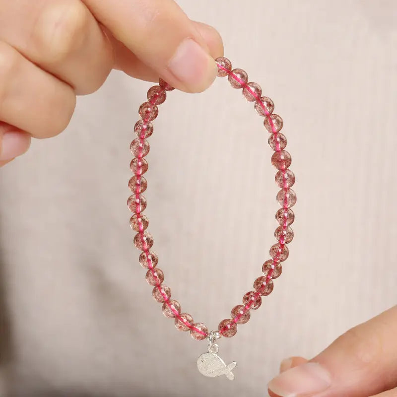 STRAWBERRY CRYSTAL CONFIDENCE ENERGY BRACELET_3