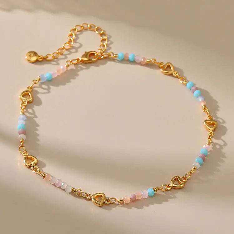 COLORED CRYSTAL CONDITIONING PHYSICAL AND MENTAL ANKLETS-1