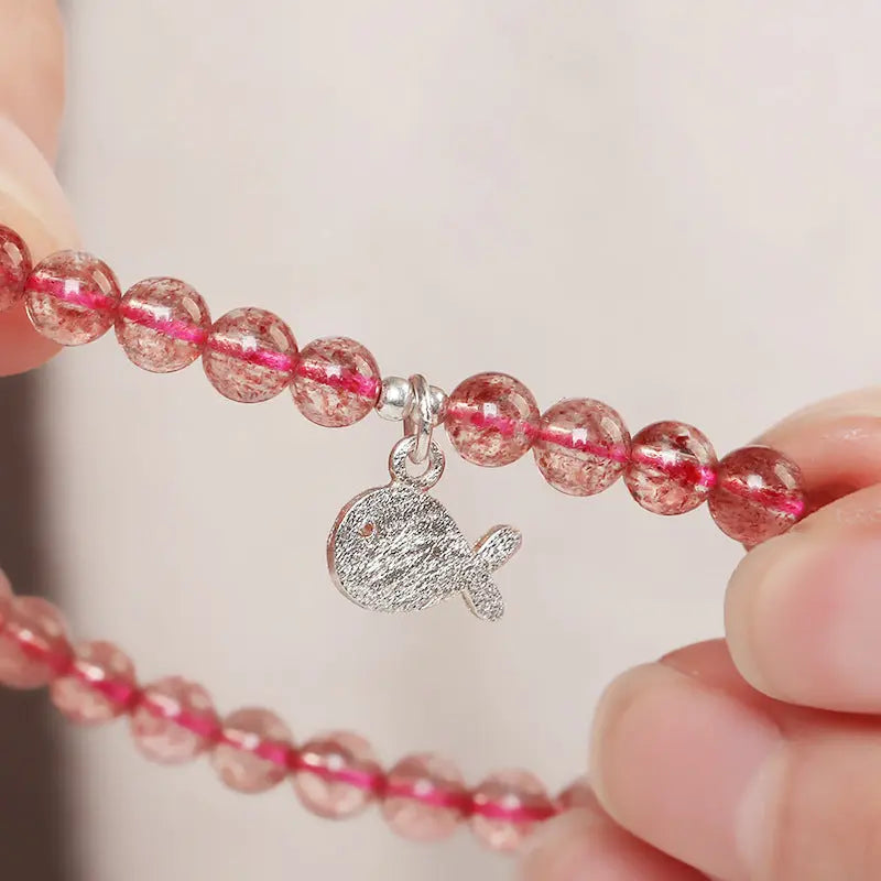 STRAWBERRY CRYSTAL CONFIDENCE ENERGY BRACELET_4