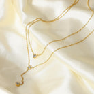 XAVIER Y-SHAPED TITANIUM STEEL NECKLACE_2