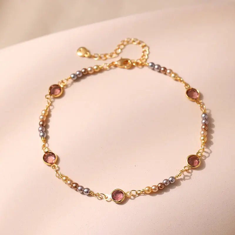 PEARL TOWN HEART CALMING ANKLET-1