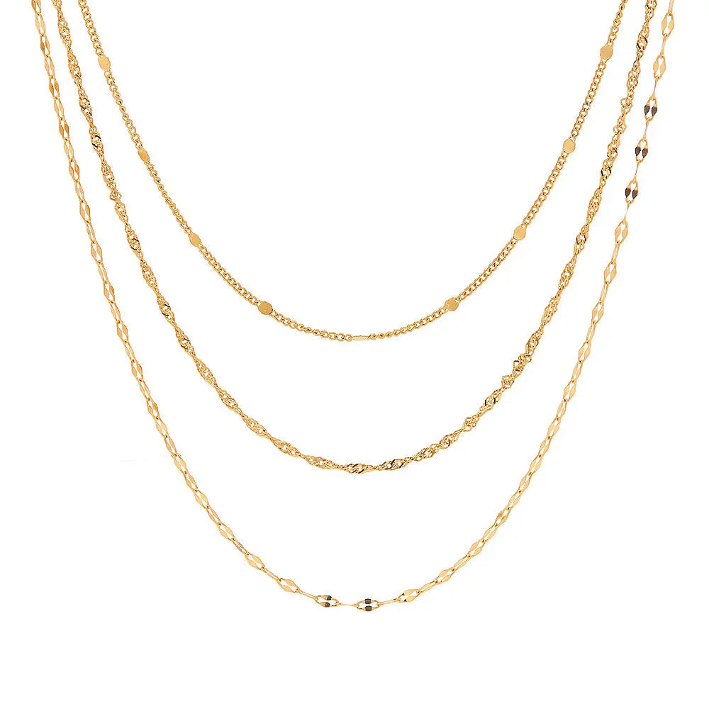 Unrestrained Titanium Titanium Steel Necklace_4
