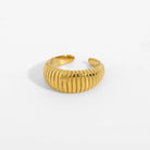 Croissant Titanium Steel Ring_5