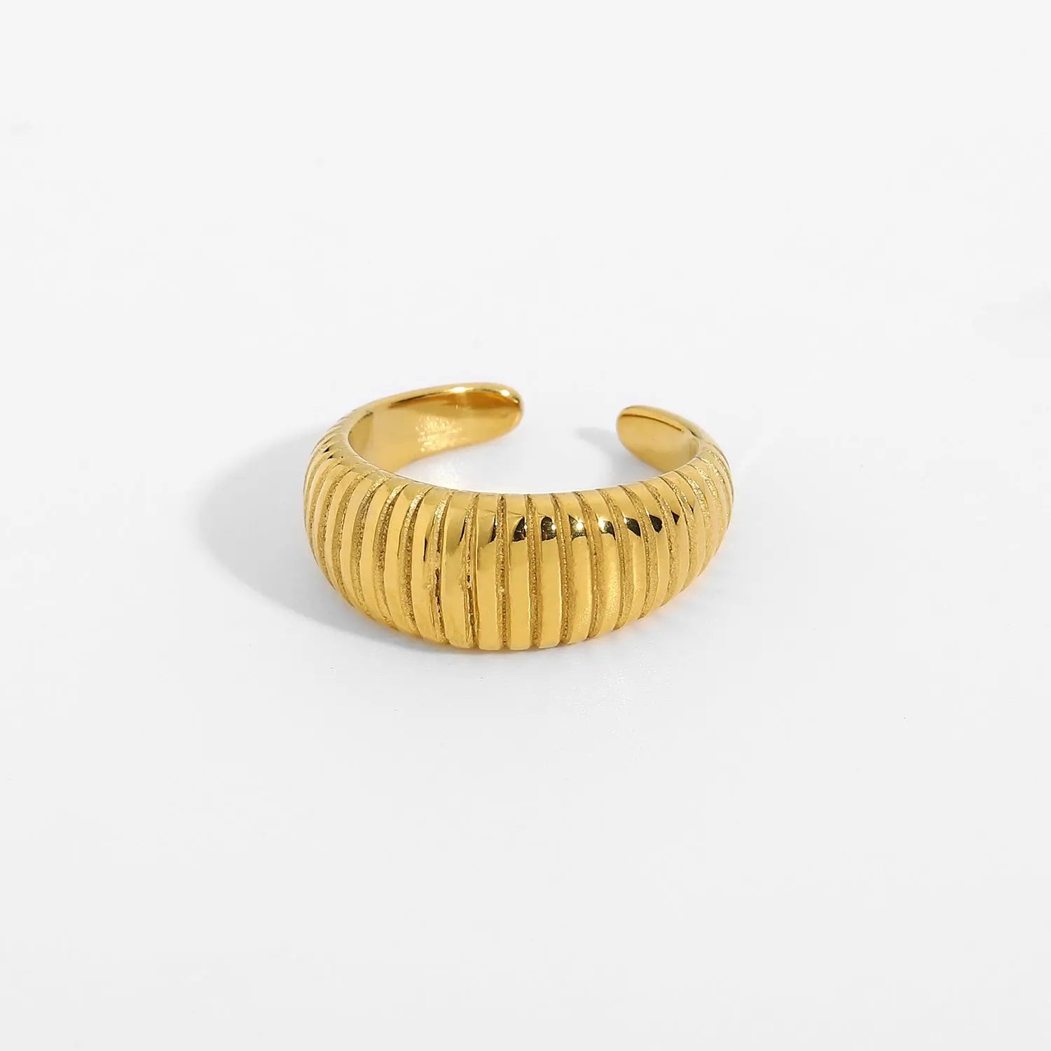 Croissant Titanium Steel Ring_5
