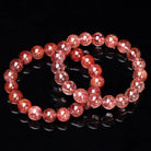 CRACKLED RED HAIR CRYSTAL STONE BRACELET_4