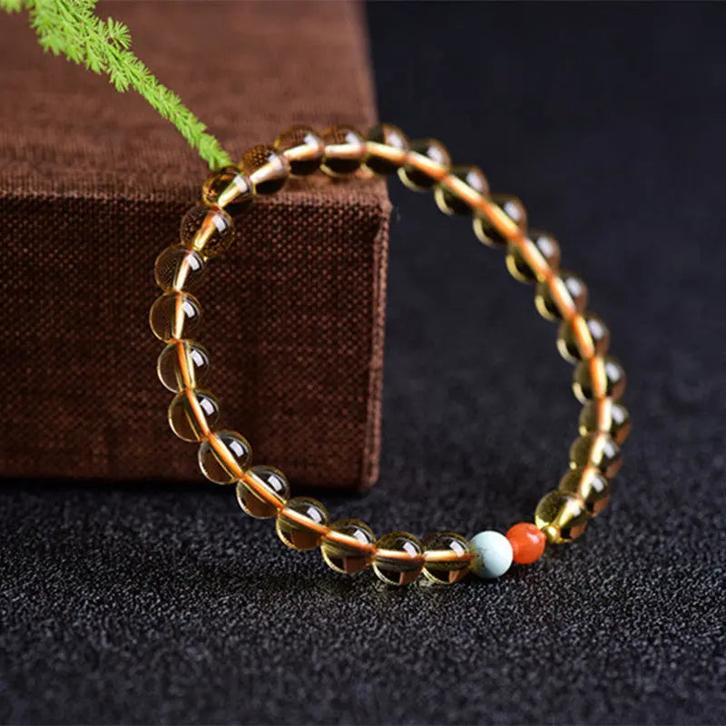 SAFE WEALTHY CITRINE BRACELET ENERGY HANDMADE_4