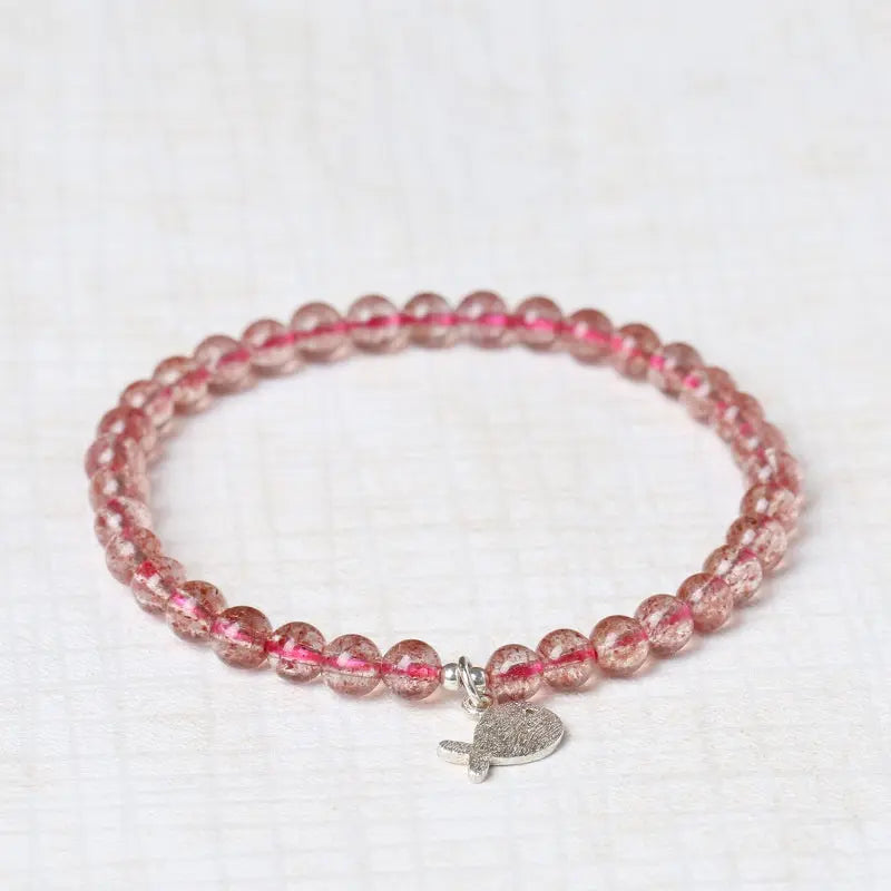 STRAWBERRY CRYSTAL CONFIDENCE ENERGY BRACELET_1