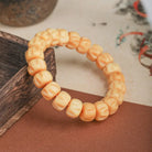 YELLOWISH SPICED CAMEL BONE BRACELETS_3