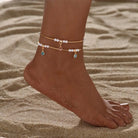 PEARL AND CRYSTAL GOOD LUCK ANKLET-3