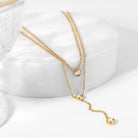 XAVIER Y-SHAPED TITANIUM STEEL NECKLACE_3