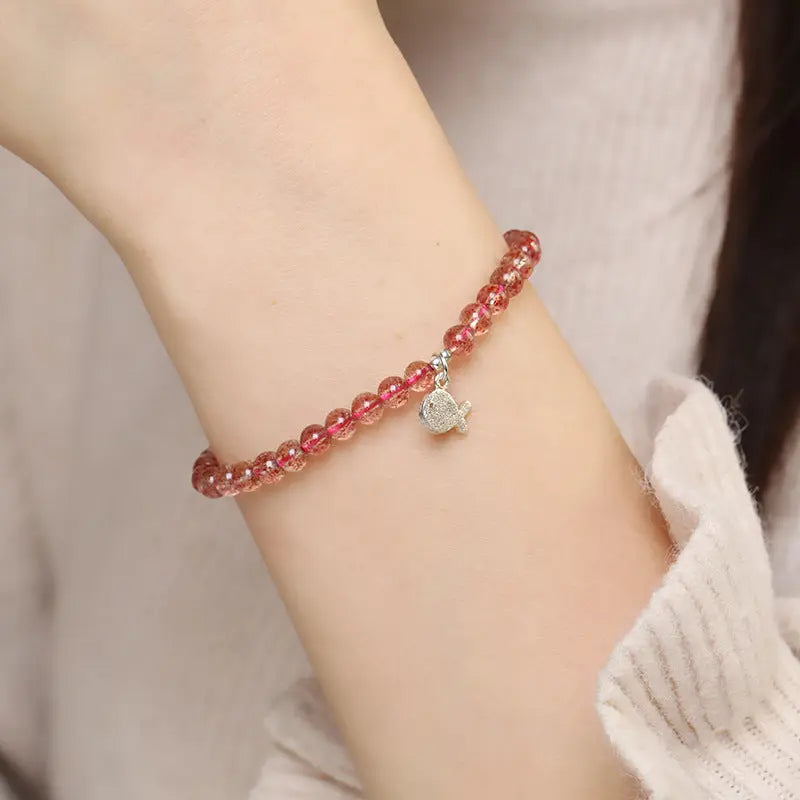 STRAWBERRY CRYSTAL CONFIDENCE ENERGY BRACELET_2