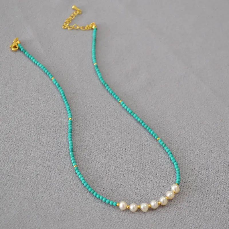 PEARL TURQUOISE BLESSING SAFE NECKLACE_2
